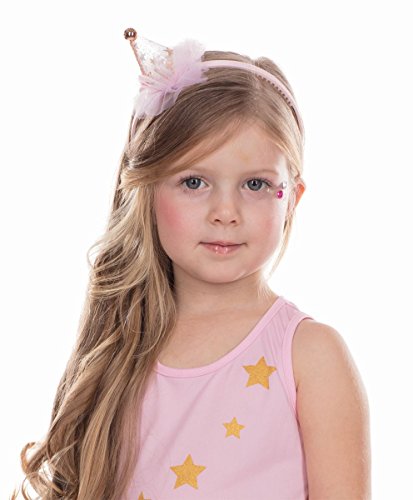 rubie-s-deluxe-haarreif-prinzessin-spitzhut-rosa image 2