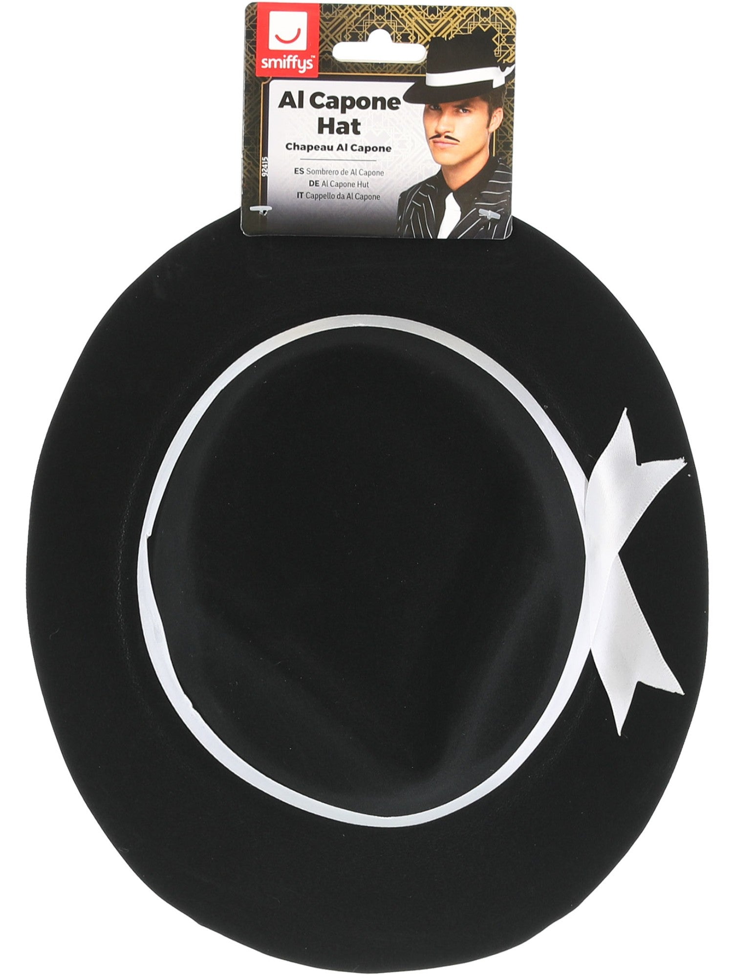 smiffys-fever-al-capone-hut-schwarz-herren-fedora image 2