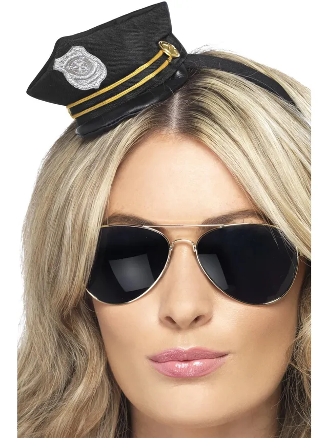 smiffys-fever-mini-cop-hut-polizei-schwarz image 1
