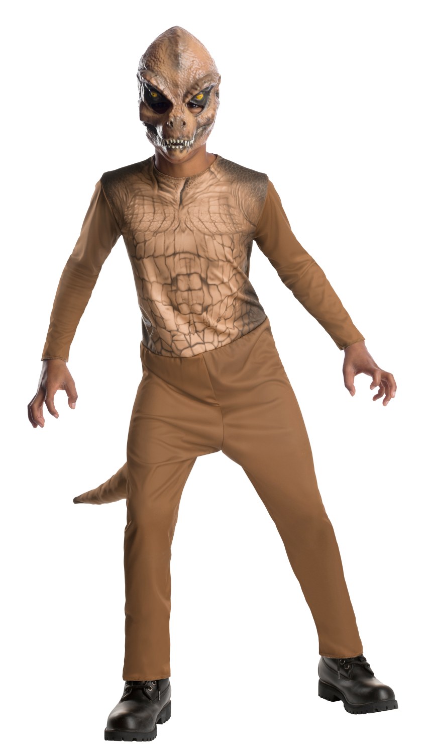 rubies-t-rex-kost-m-klassisch-dino-overall-mit-maske-braun image 2