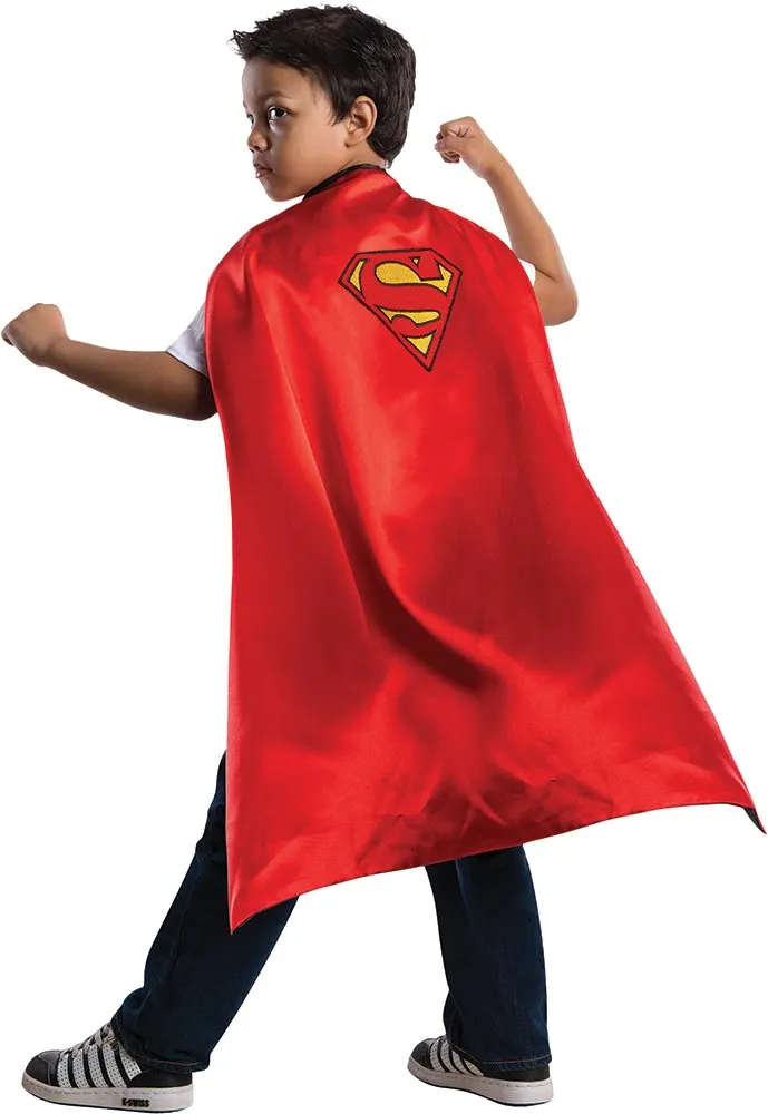 rubies-superman-cape-umhang-rot-superheld-kost-m image 1
