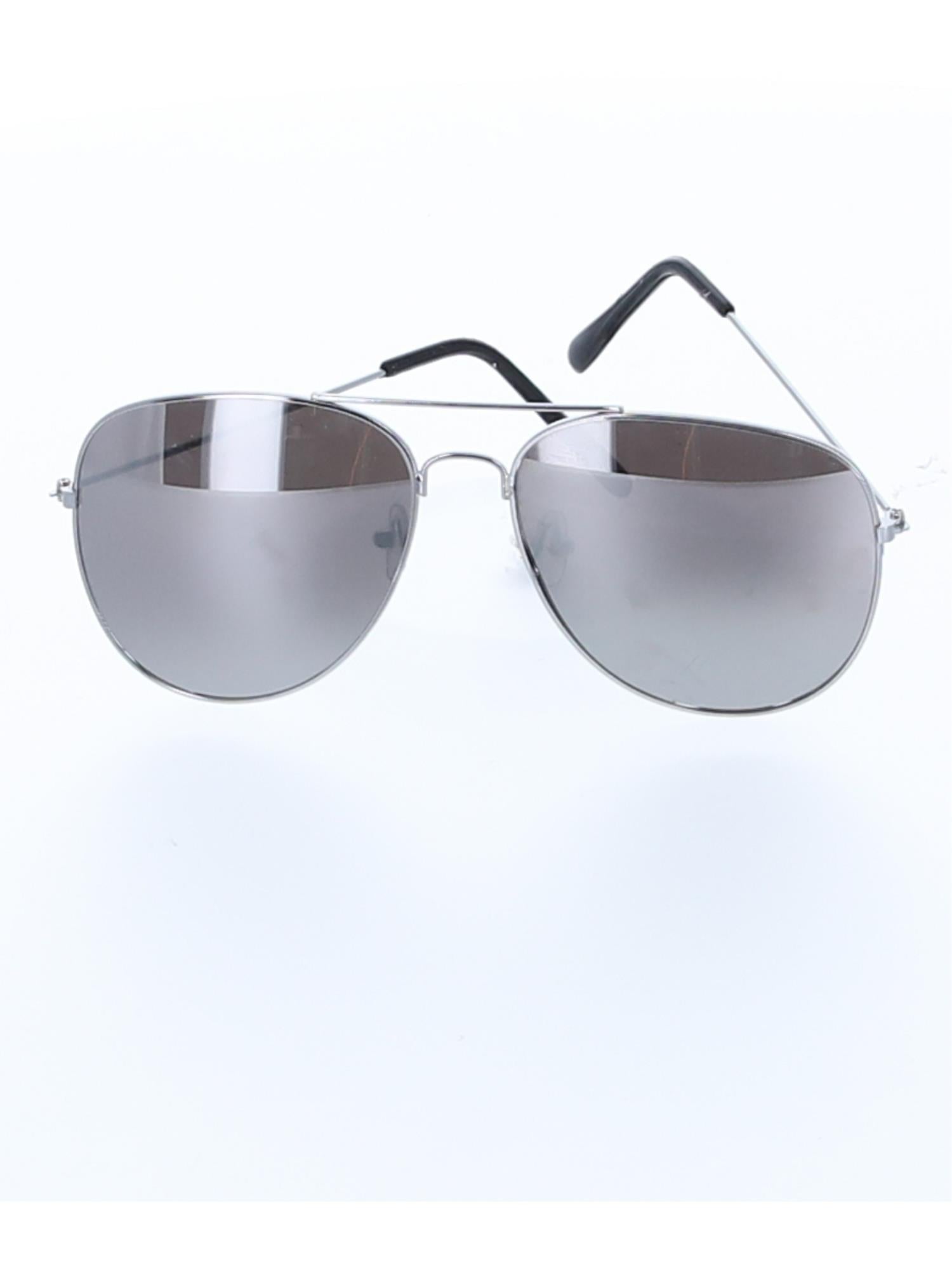 smiffys-fever-aviator-brille-silber-verspiegelt image 2