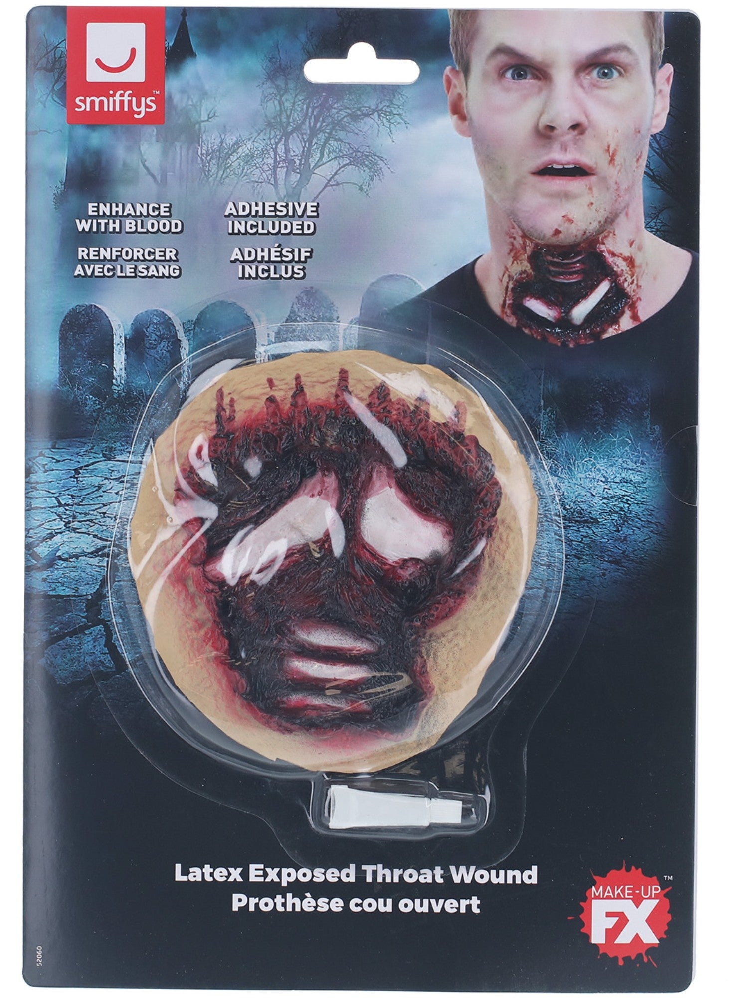 smiffys-makeup-fx-hals-wunde-latex-halloween-schminke image 2