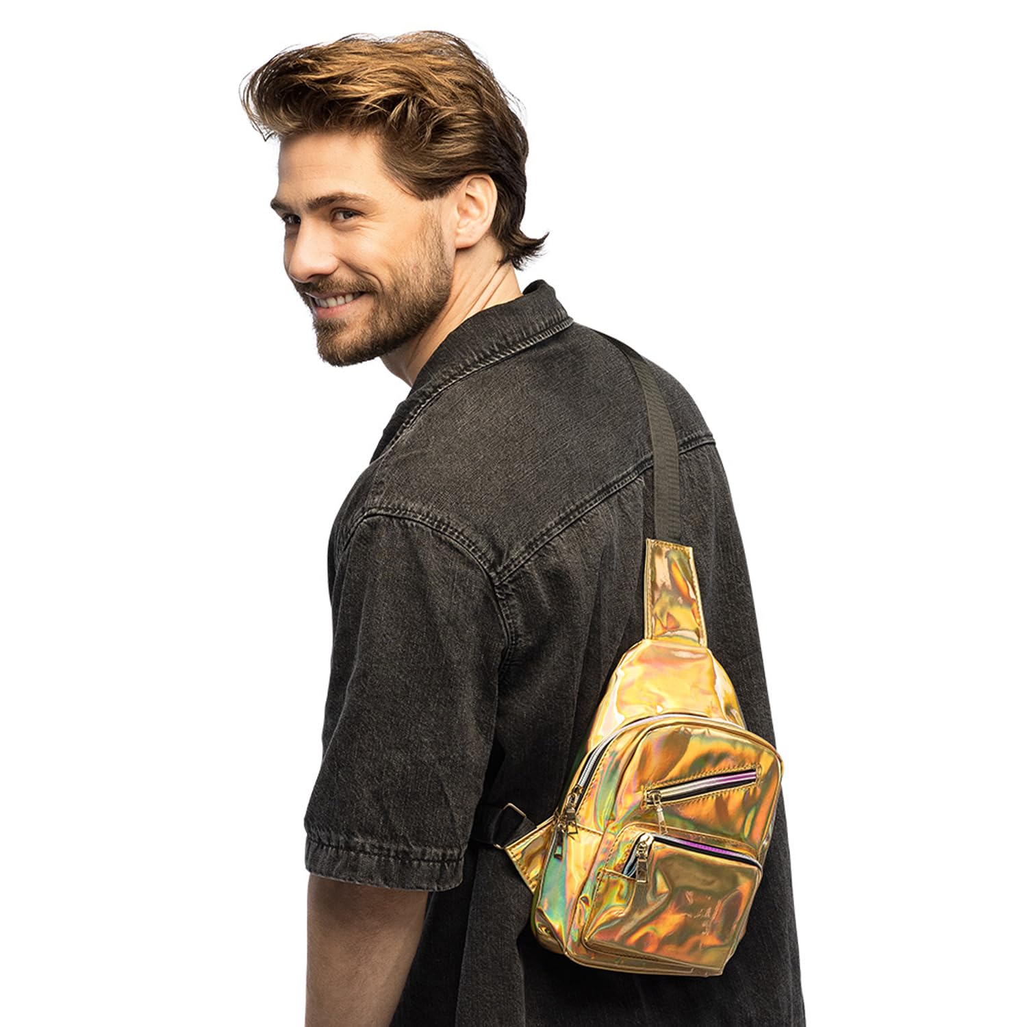 boland-accessories-crossbody-tasche-gold-30x19cm-holo image 7