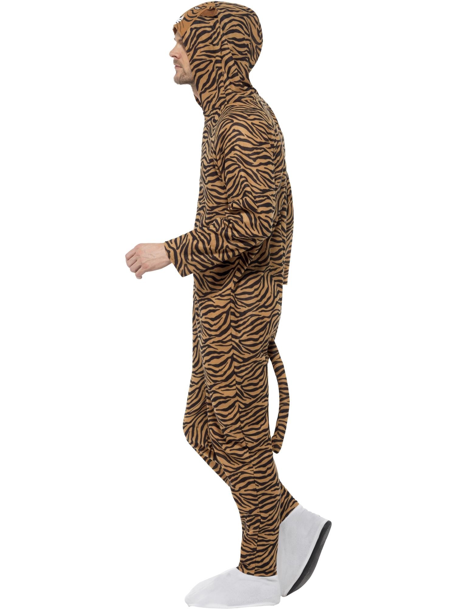 smiffys-fever-tiger-kost-m-overall-braun-onesie image 5