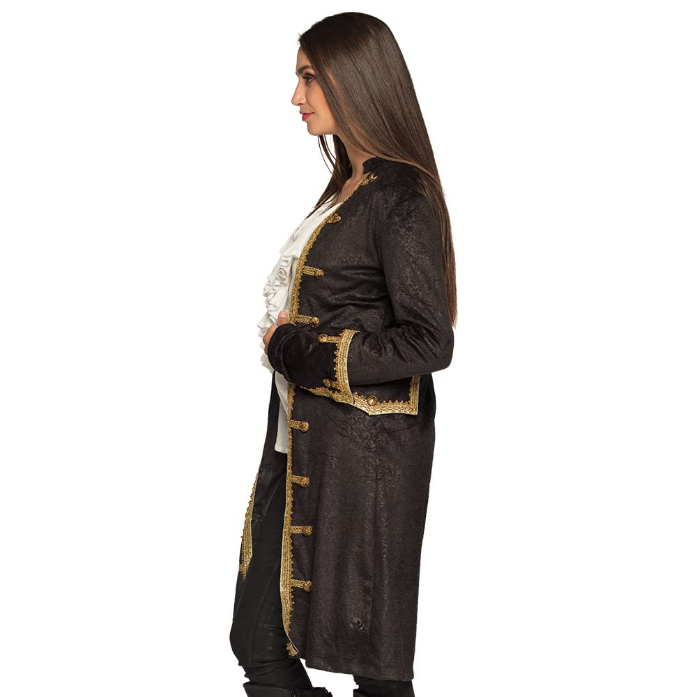 boland-piratin-jacke-schwarz-gold-damen-gr-42 image 8