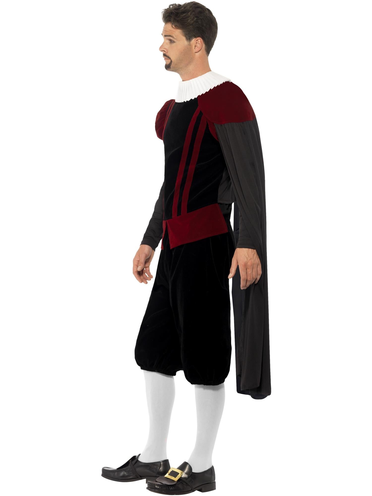 smiffys-fever-tudor-lord-deluxe-kost-m-herren-schwarz-m image 3