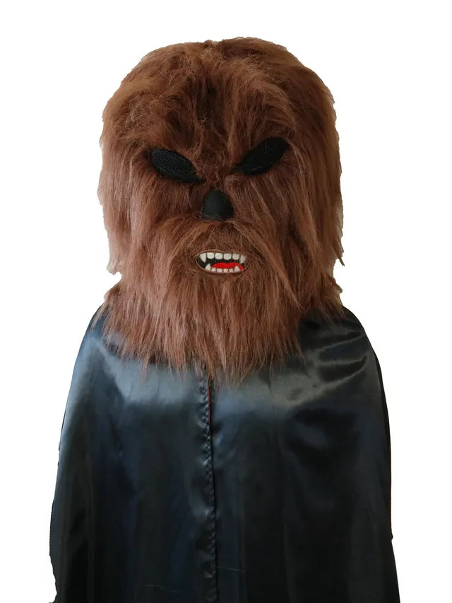 rubies-chewbacca-maskottchen-kopf-pl-schmaske-braun image 1