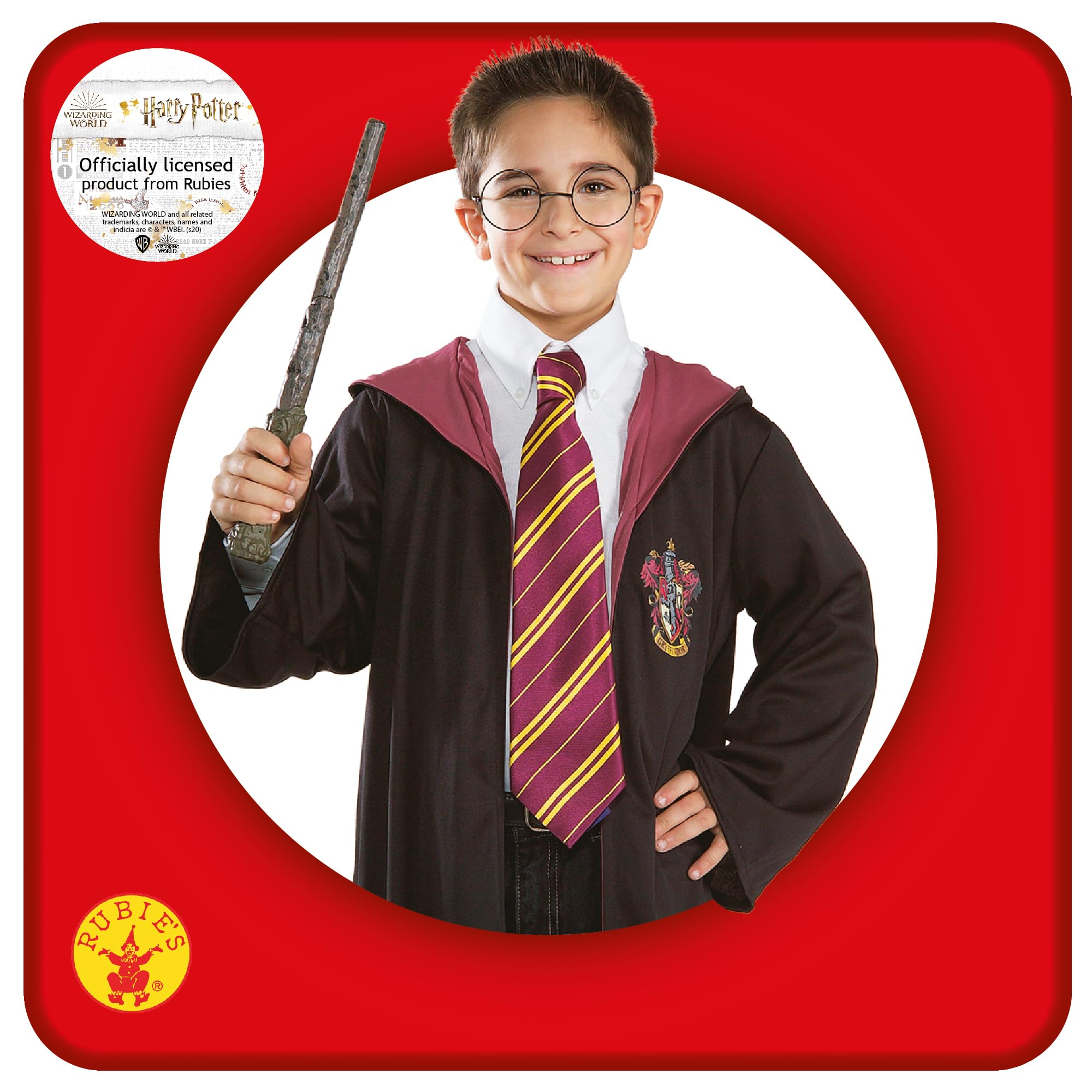 rubie-s-deluxe-harry-potter-gryffindor-krawatte-rot-gold image 4