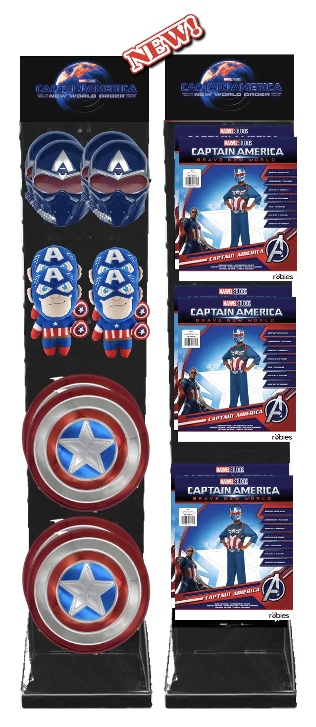 rubies-captain-america-display-39x57x190-cm-verkauf image 1