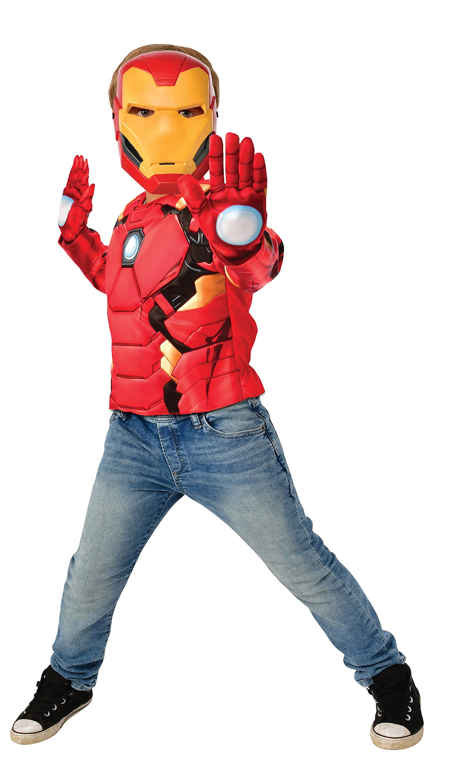 rubie-s-iron-man-kost-m-kinder-gr-m-mit-maske-deluxe image 1