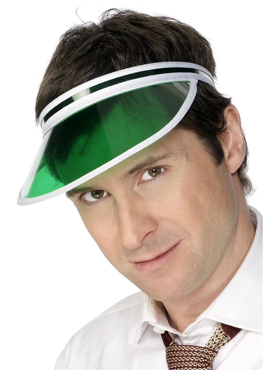 smiffys-fever-poker-visor-gr-n-schirmm-tze image 1