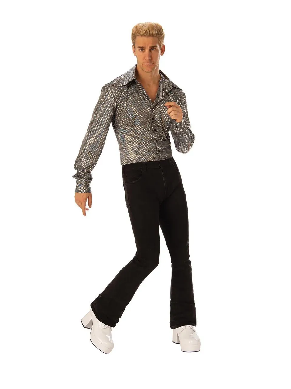 rubie-s-opus-boogie-man-disco-oberteil-herren-silber image 1