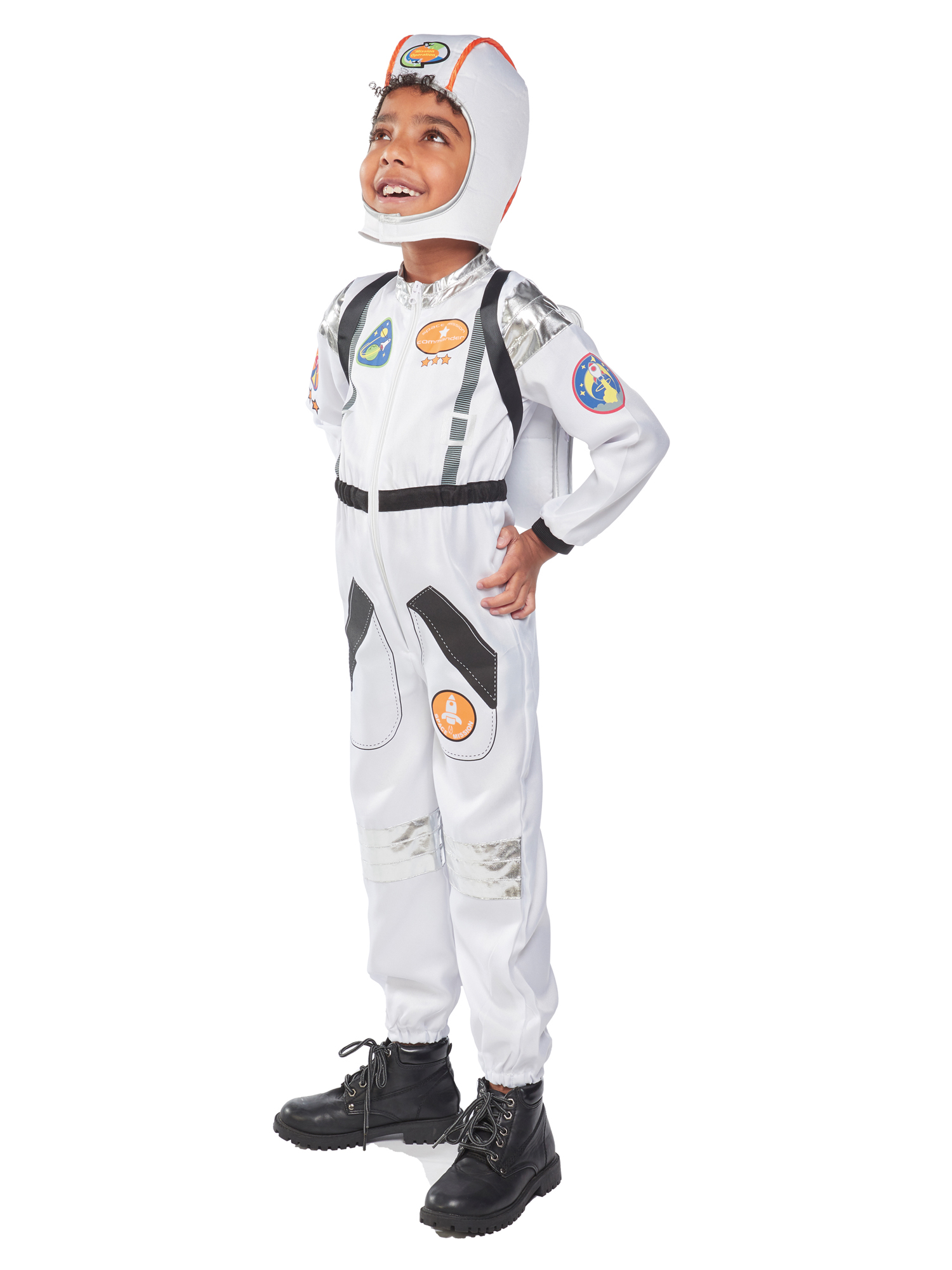 rubies-astronaut-kost-m-wei-mit-helm-und-rucksack image 4