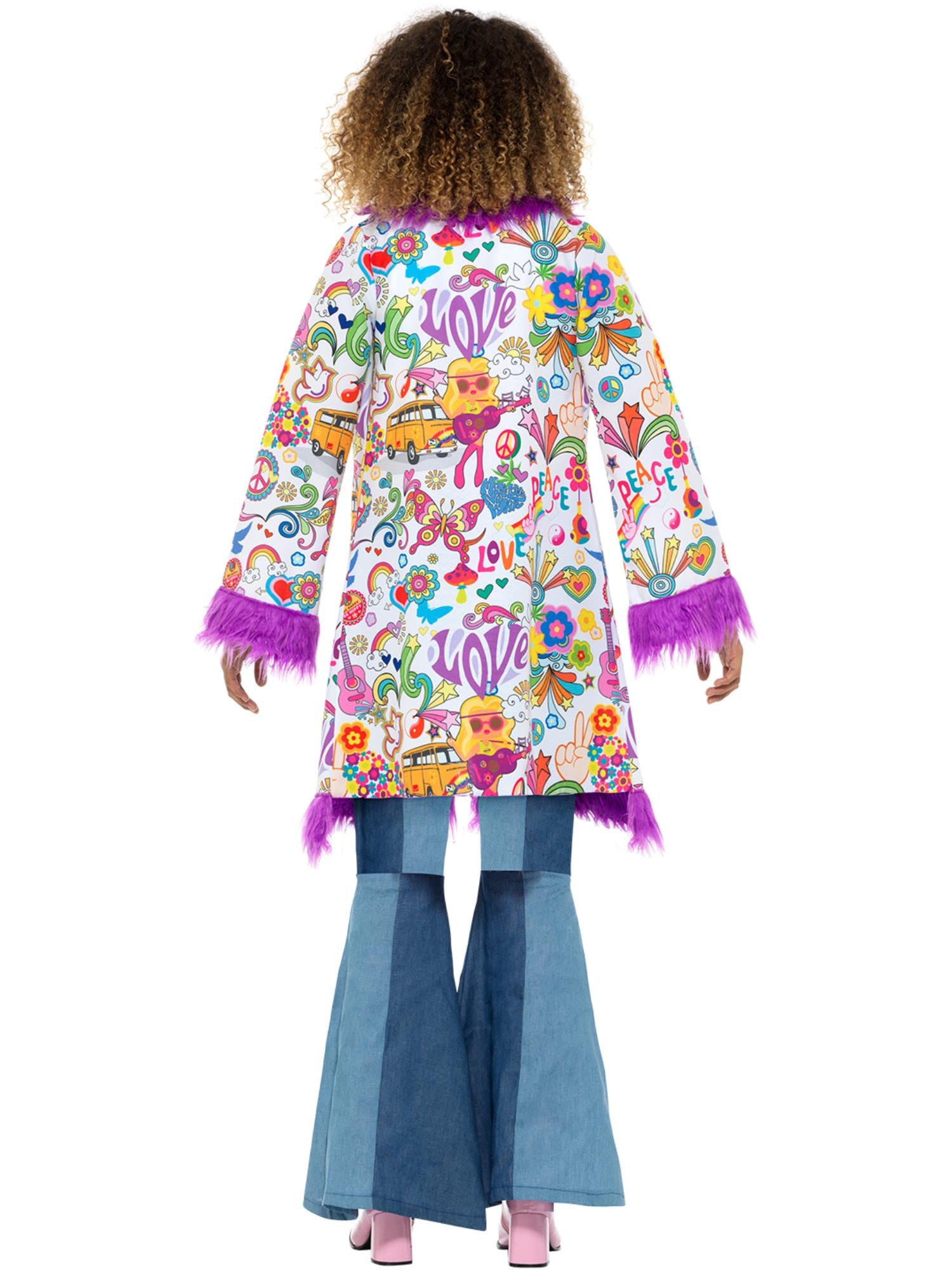 smiffys-fever-60s-hippie-mantel-bunt-kost-mjacke image 2
