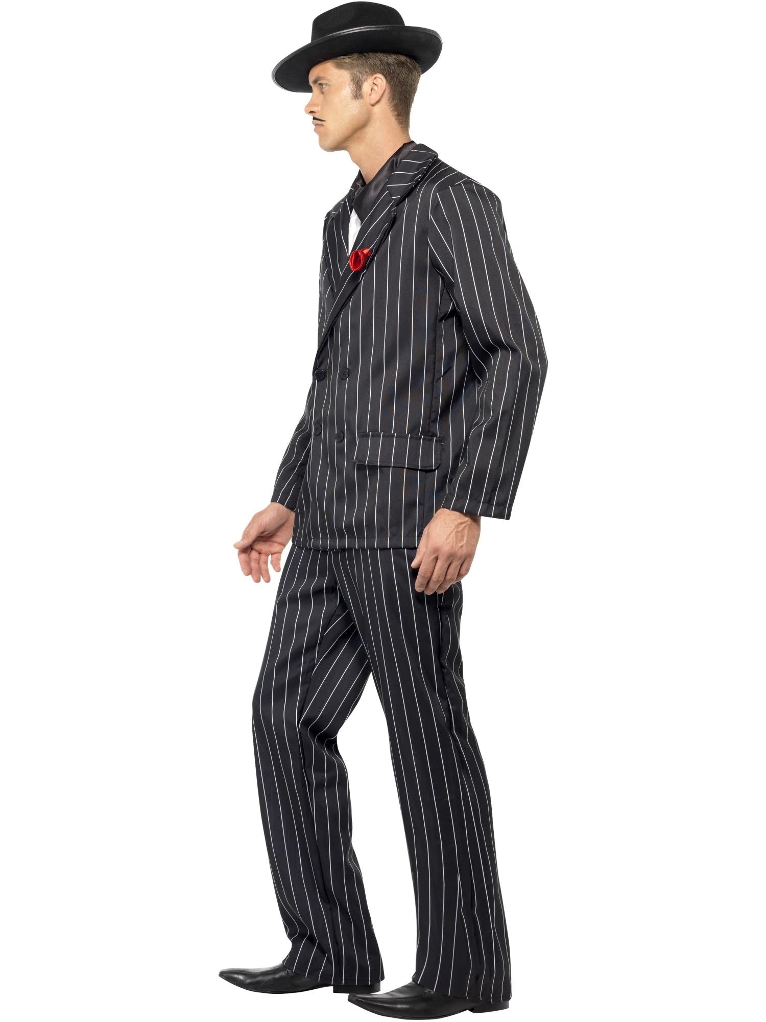 smiffys-fever-zoot-suit-kost-m-herren-schwarz-nadelstreifen-m image 3
