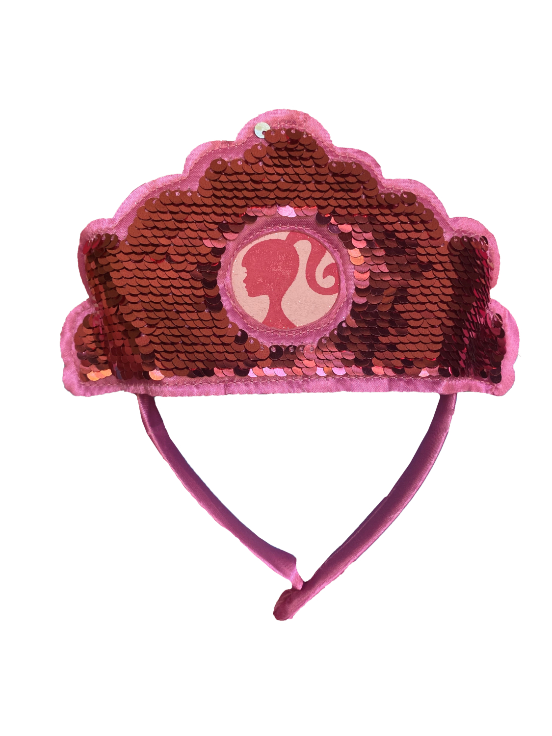 rubies-barbie-prinzessin-kost-m-rosa-mit-tiara-glitzer image 3