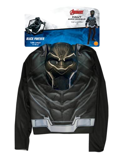 rubie-s-deluxe-black-panther-top-und-maske-noir-kinder image 5