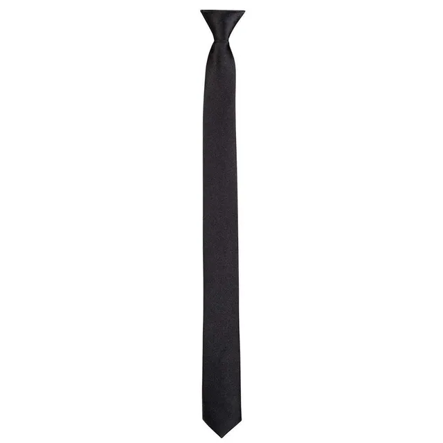 boland-accessories-krawatte-schwarz-satin-50-cm-unisex image 1