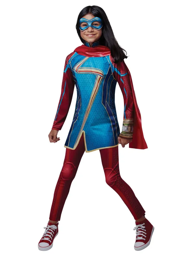 rubie-s-deluxe-ms-marvel-kost-m-kinder-9-10-jahre image 1