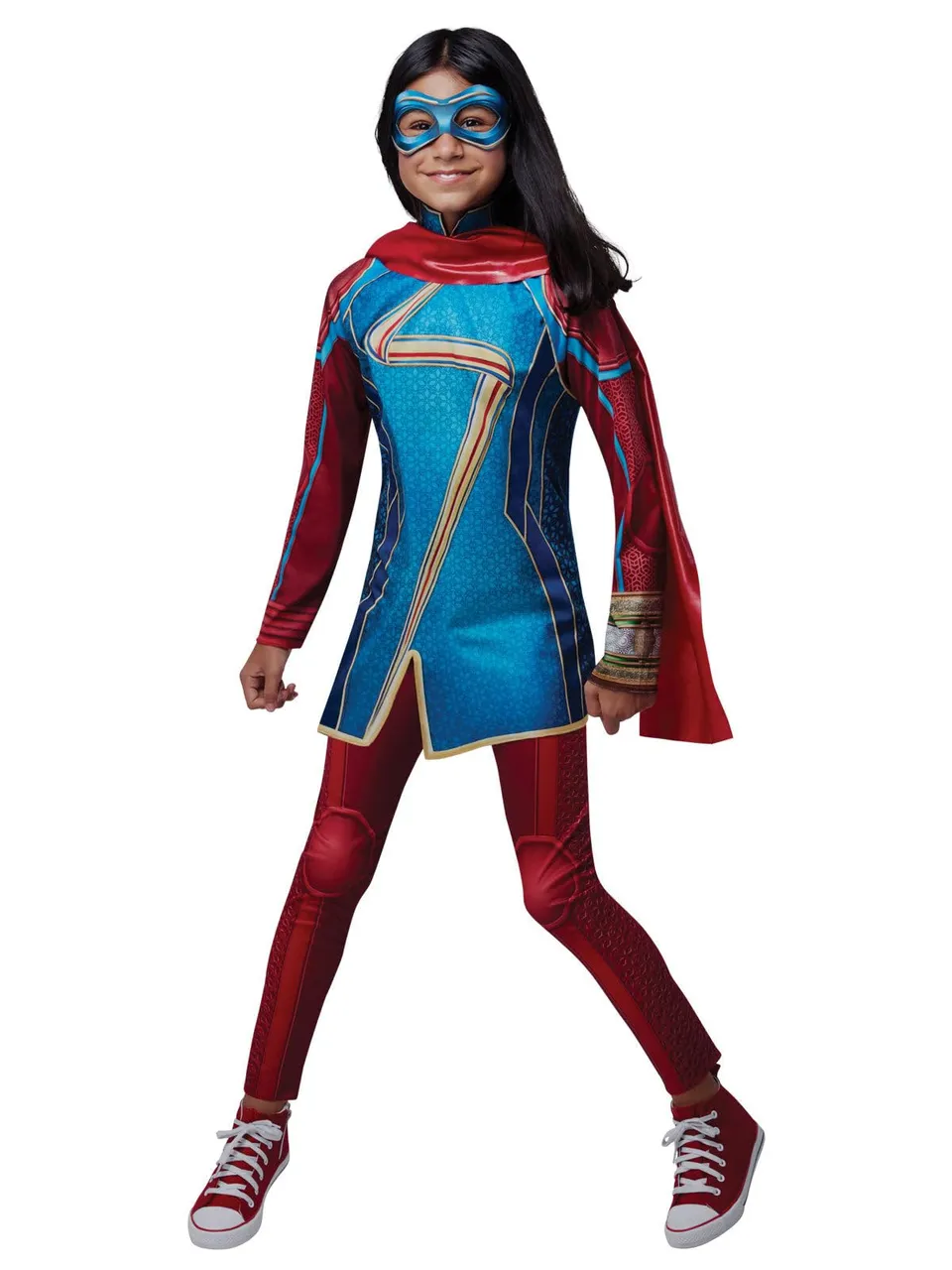 rubie-s-deluxe-ms-marvel-kost-m-kinder-9-10-jahre image 1