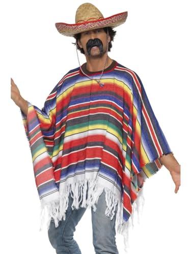 rubie-s-deluxe-mexikanischer-poncho-einheitsgr-e-mehrfarbig image 4