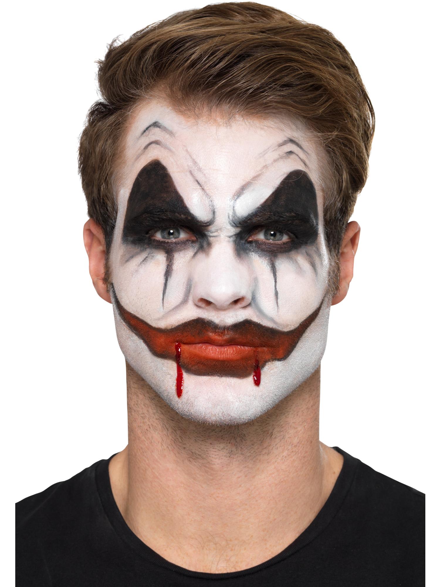 smiffys-fever-killer-clown-schminkset-aqua-mit-zubeh-r image 5