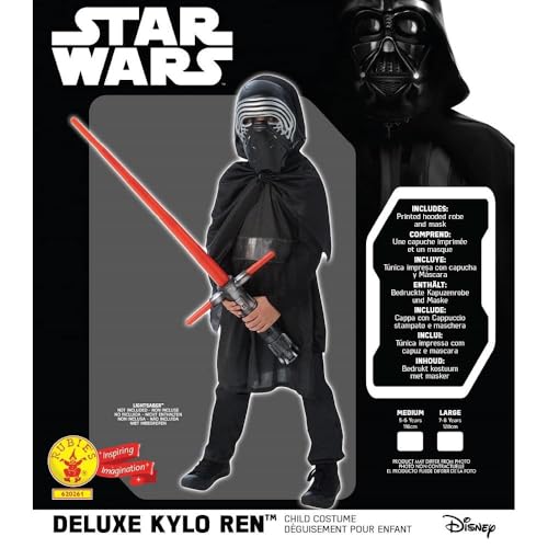 rubie-s-deluxe-kylo-ren-kost-m-kinder-m-5-6-schwarz image 8