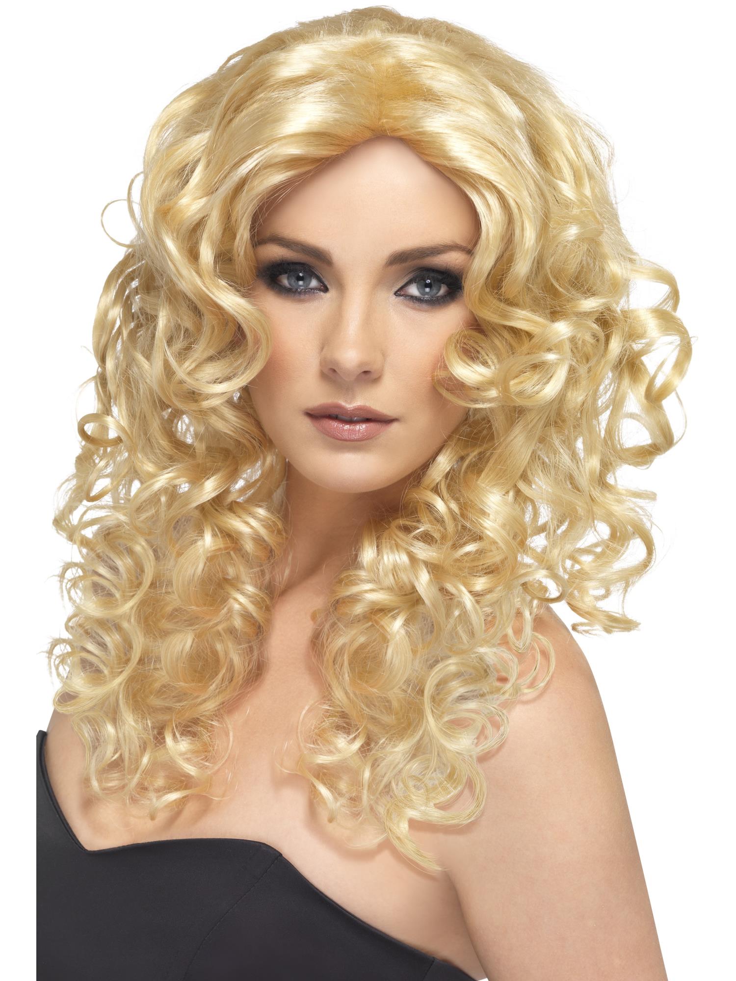 smiffys-fever-glamour-per-cke-lang-lockig-braun image 2