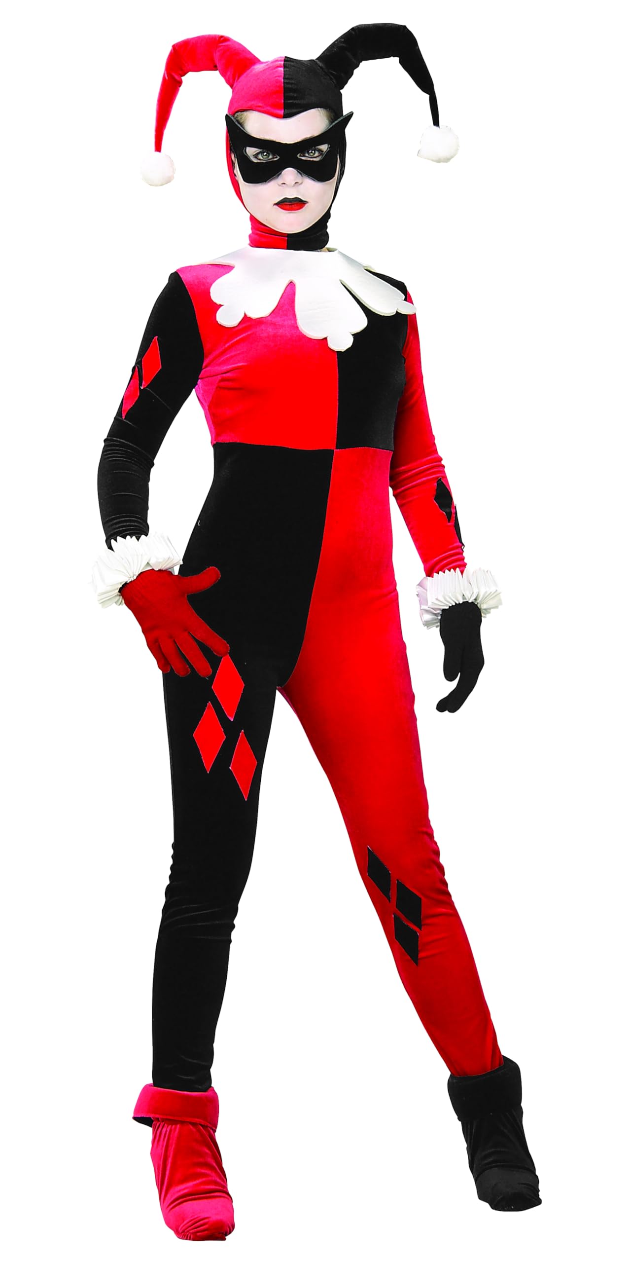 rubie-s-deluxe-harley-quinn-jumpsuit-kost-m-damen-m image 1