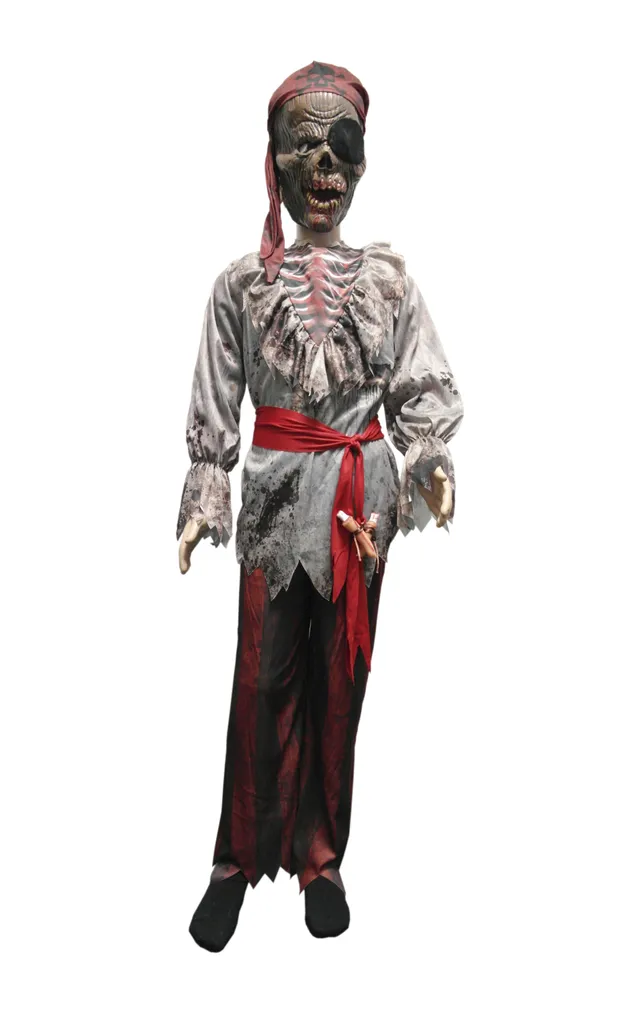 rubies-skelett-pirat-kost-m-tunika-hose-maske image 1