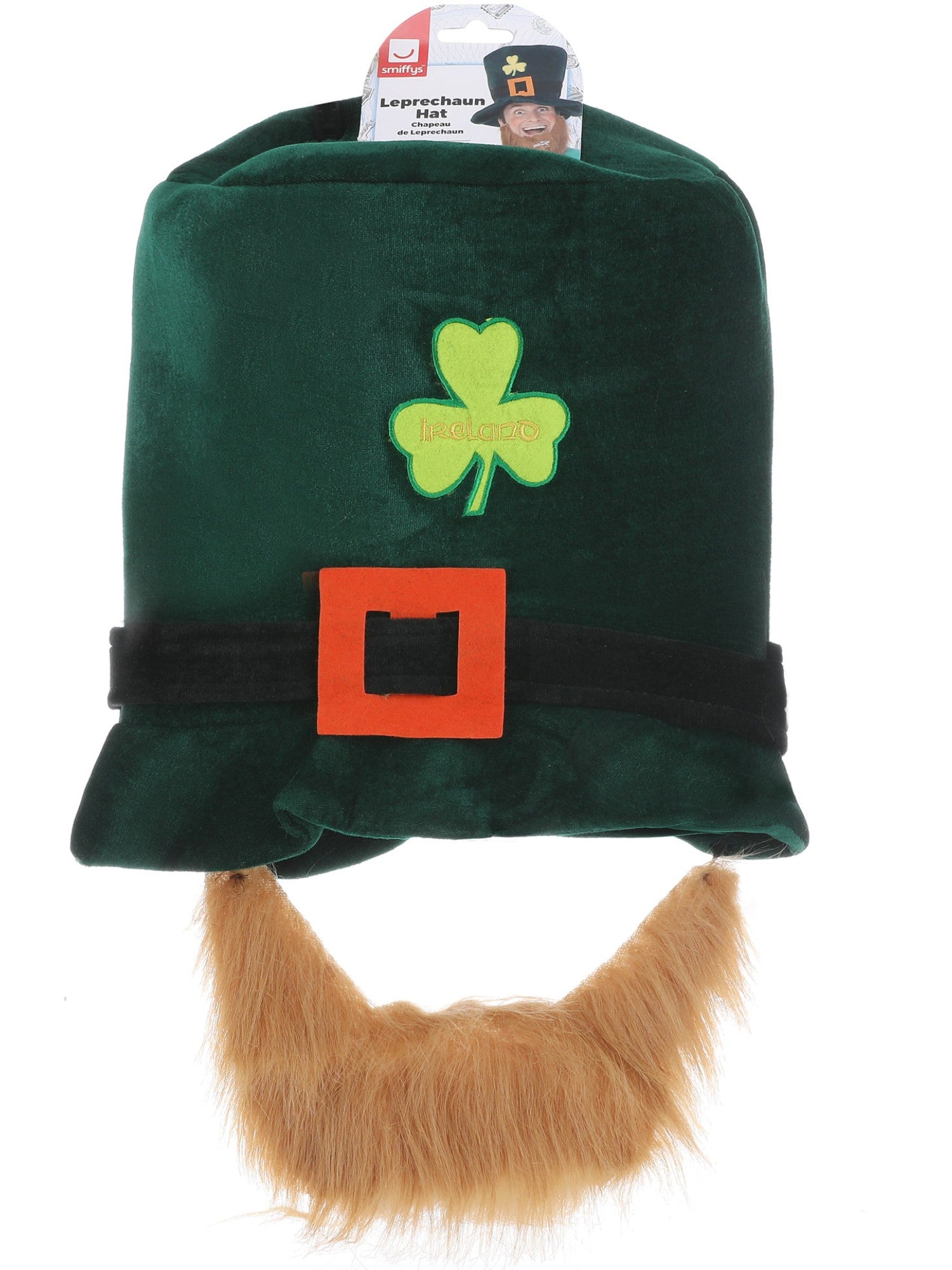 smiffys-fever-leprechaun-hut-gr-n-mit-bart image 3