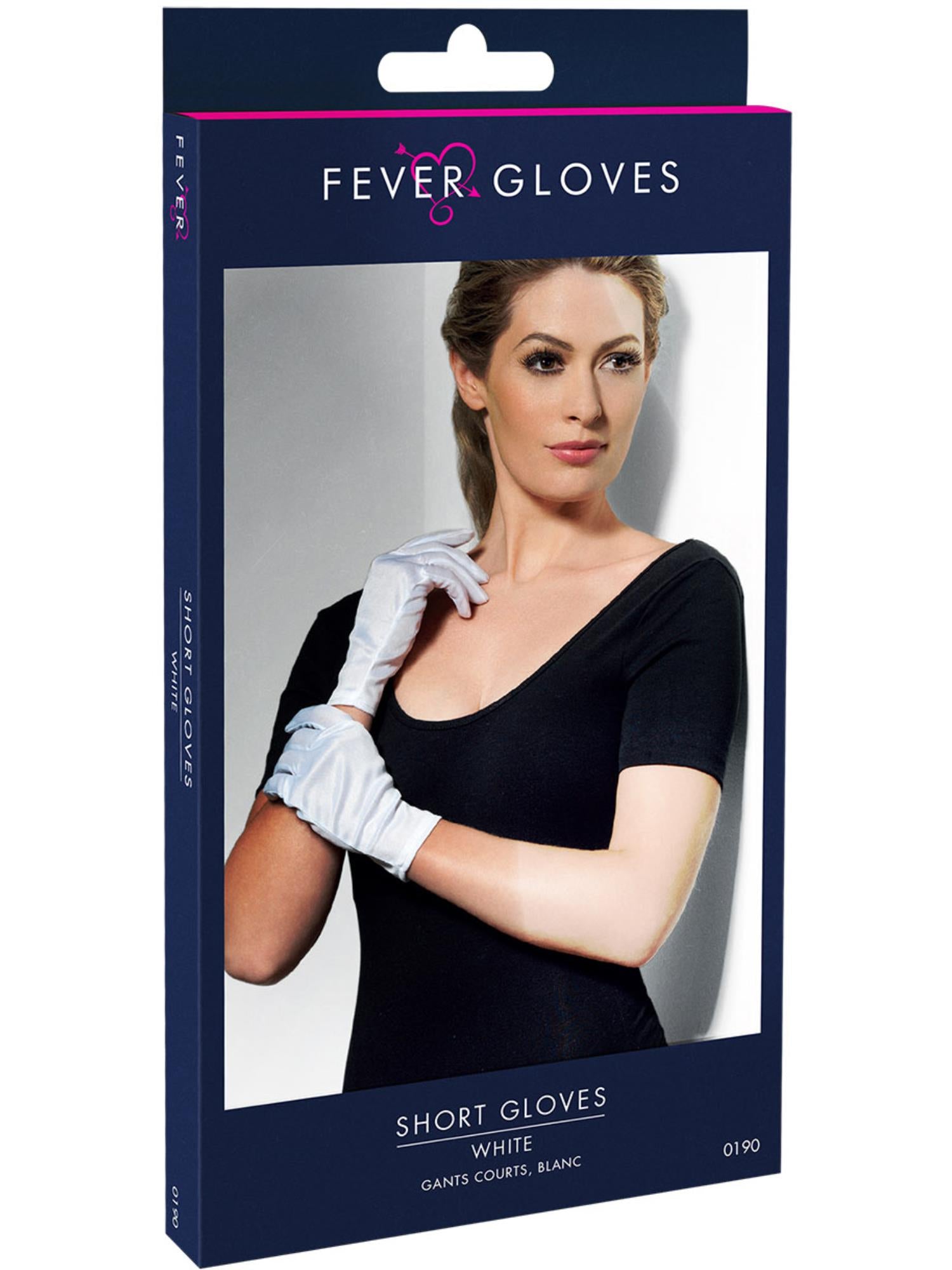 smiffys-fever-short-gloves-kost-mhandschuhe-wei-kurz image 3