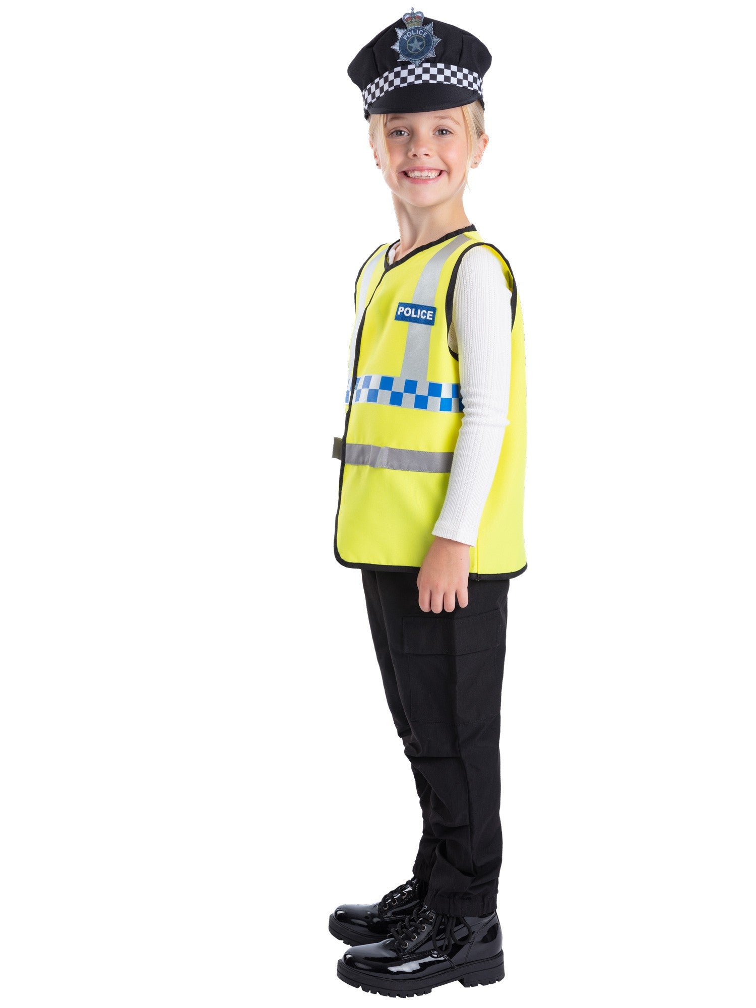 smiffys-fever-polizei-kost-m-kinder-weste-hut-7-tlg image 3