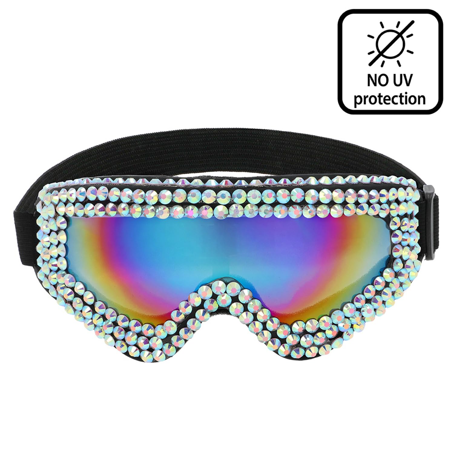 boland-la-folie-party-skibrille-schwarz-mit-strass image 2