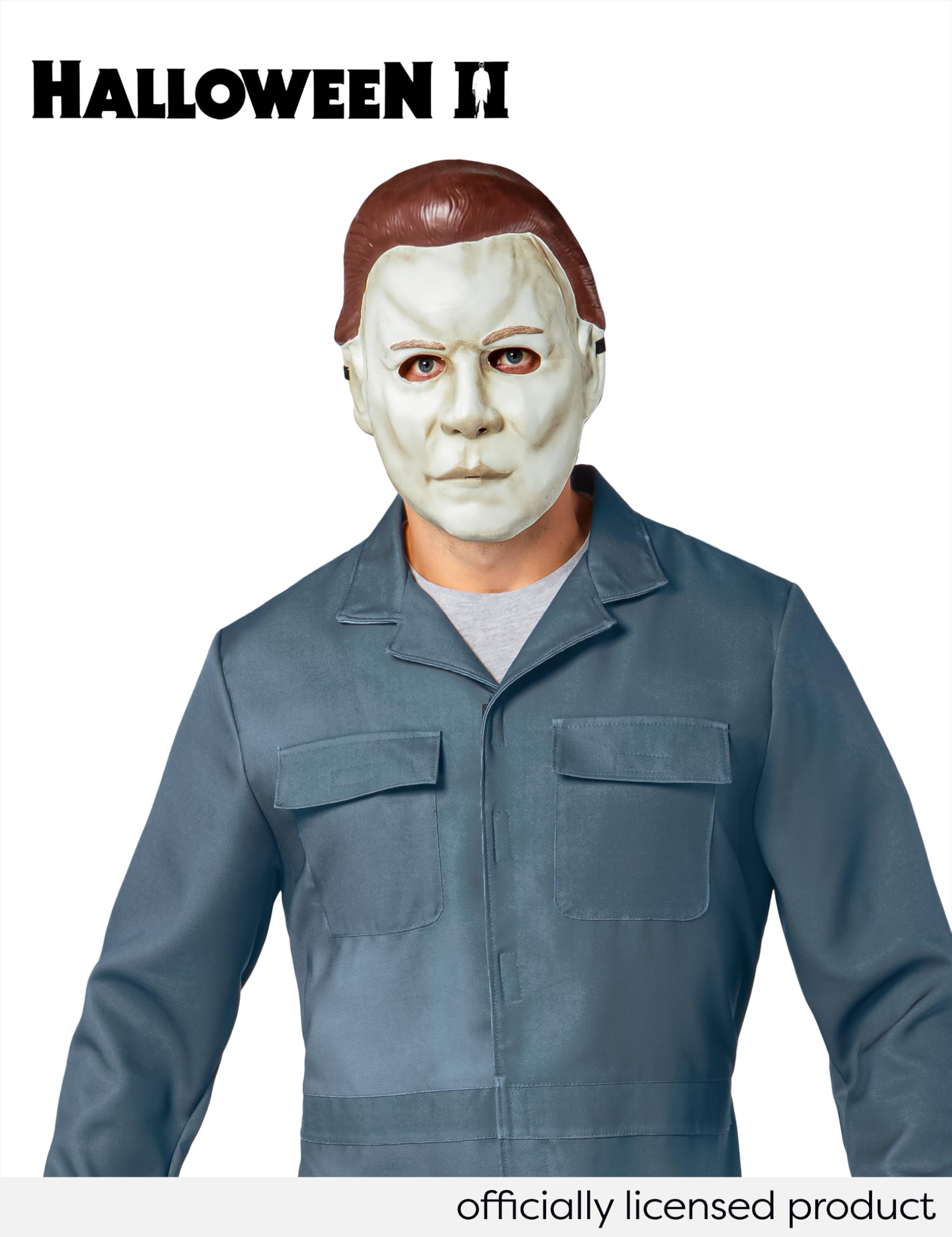 rubie-s-deluxe-michael-myers-kost-m-herren-xl-overall-maske image 2