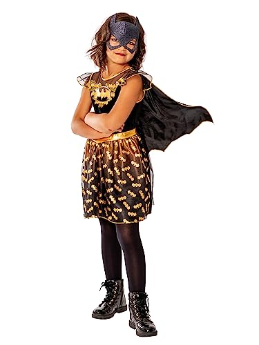 rubie-s-deluxe-batgirl-kost-m-s-3-4-jahre-mit-maske-umhang image 6