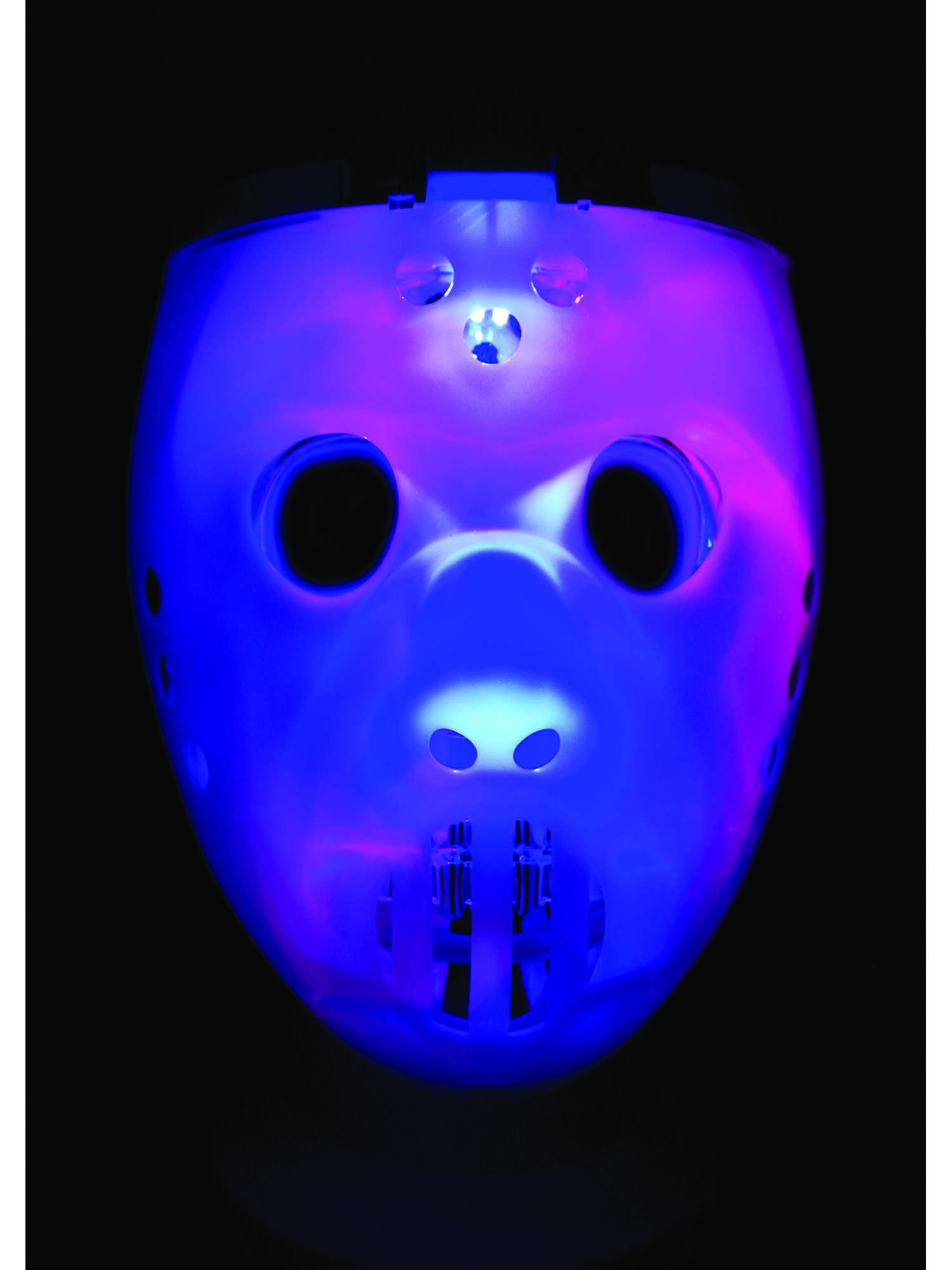 rubies-halloween-maske-skelett-hockey-led-2in1 image 2