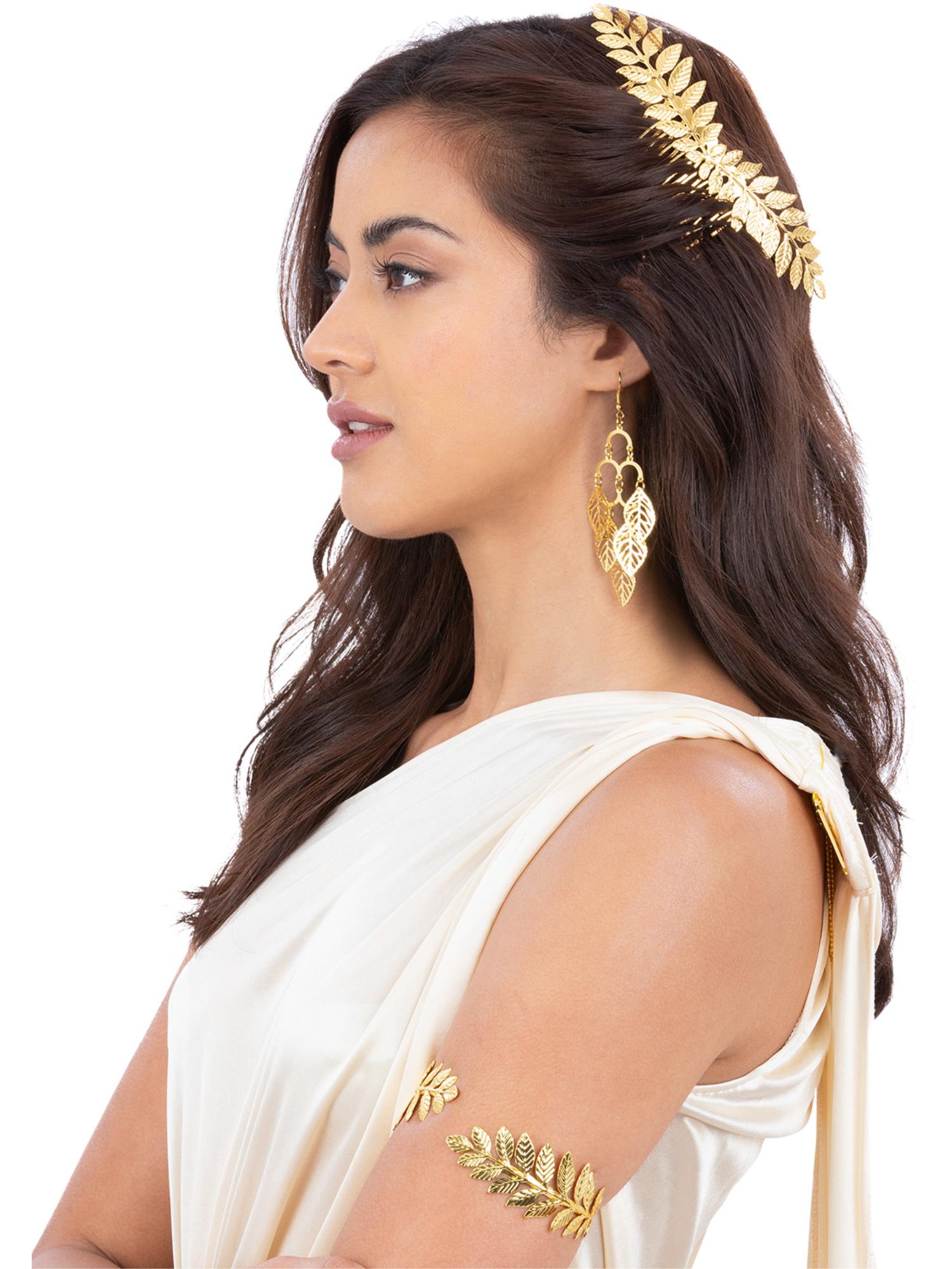 smiffys-fever-grecian-gold-schmuckset-gold-3-teilig image 1