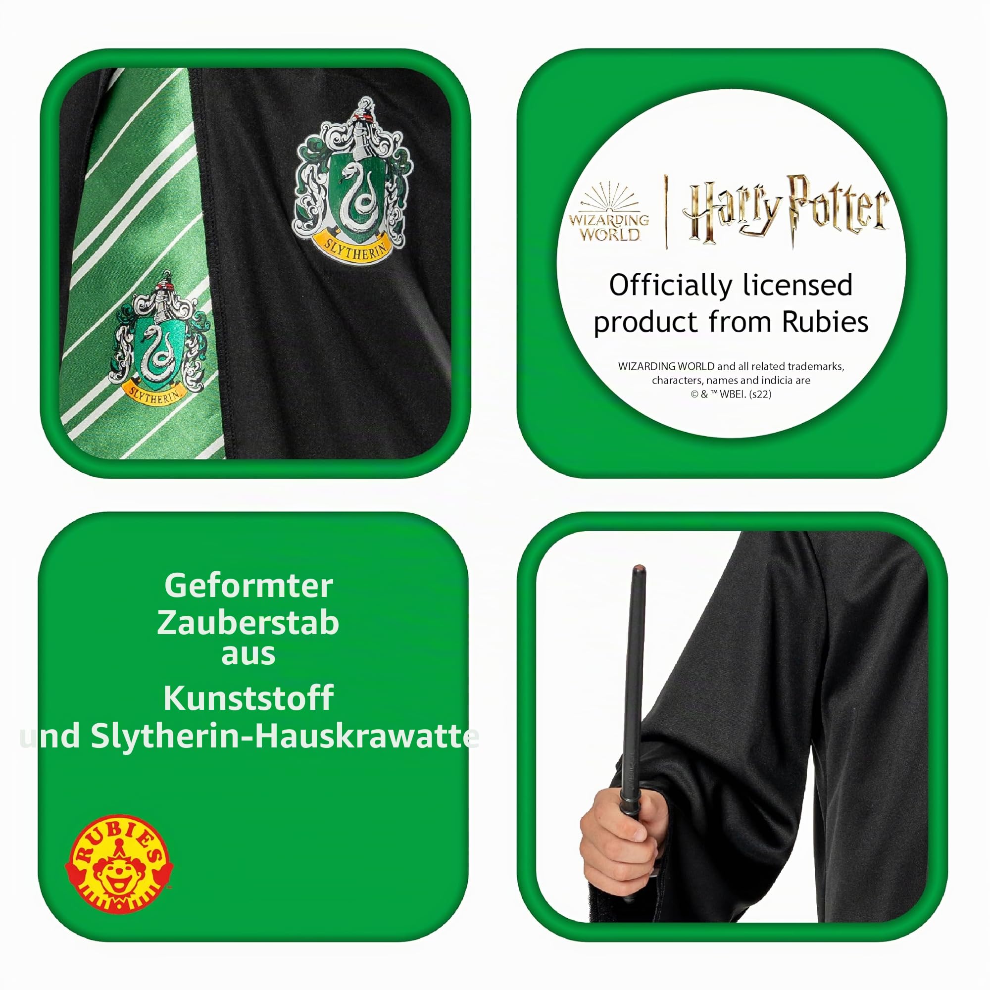 rubie-s-deluxe-harry-potter-slytherin-kinderkost-m-set-4-8-jahre image 3