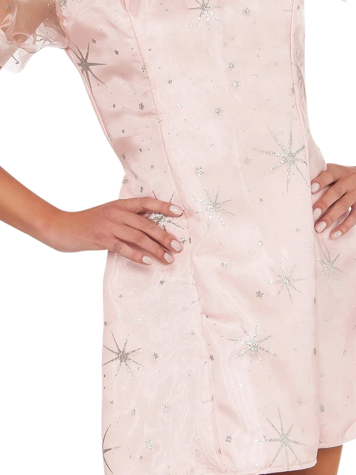 rubie-s-deluxe-glinda-hexe-damenkost-m-kleid-mit-krone image 3