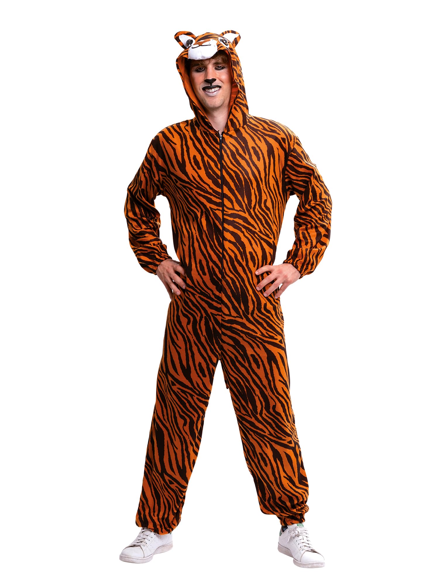 rubie-s-deluxe-tiger-kost-m-erwachsene-einheitsgr-e-mit-kapuze image 7