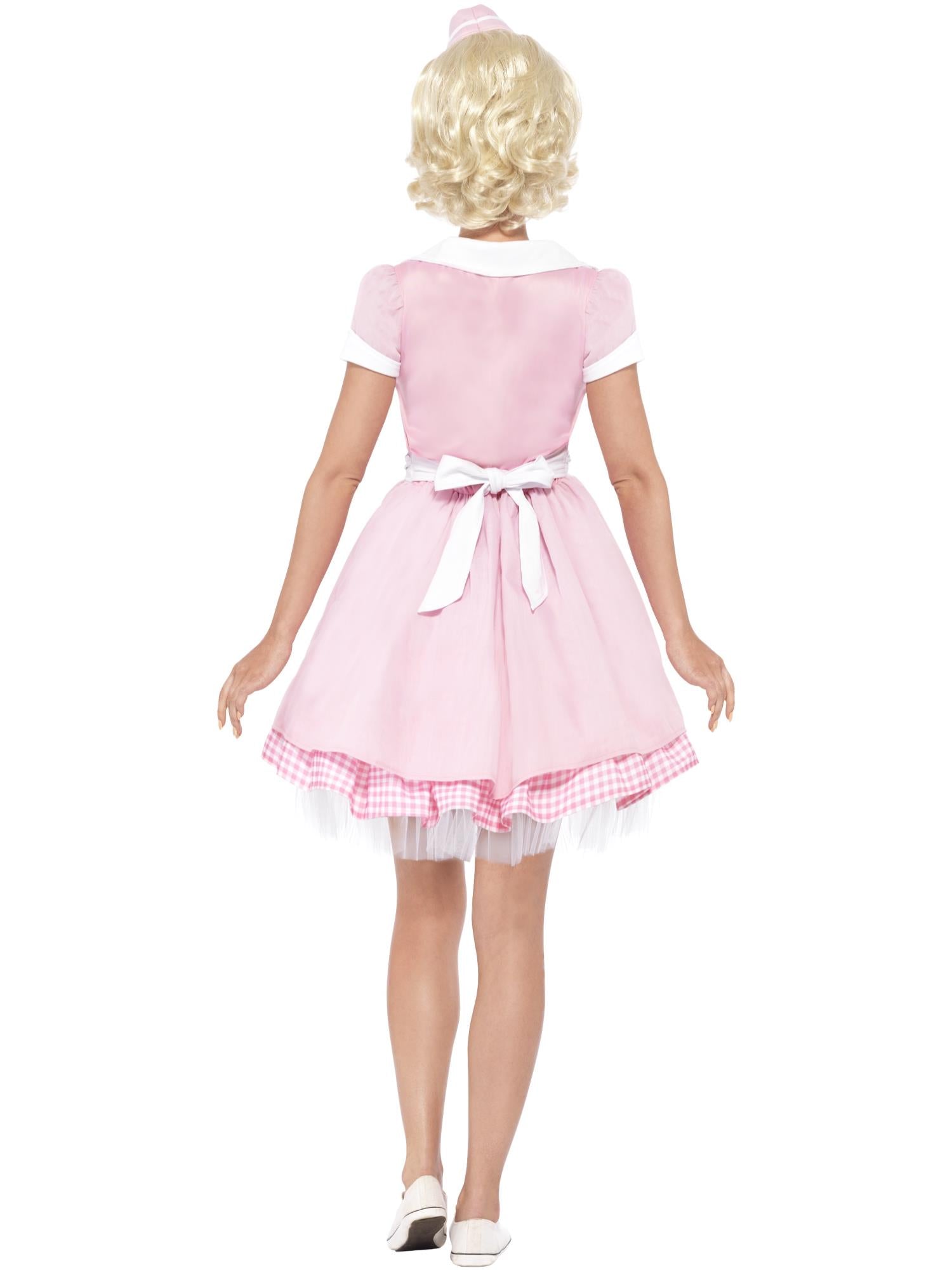 smiffys-fever-50s-diner-girl-kost-m-pink-gr-m-kleid image 2
