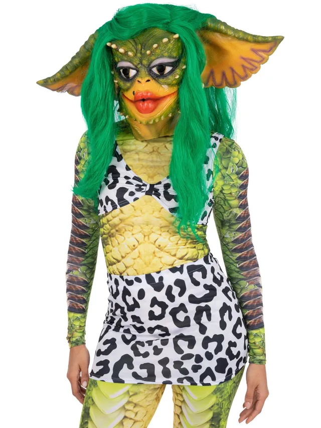 smiffys-makeup-fx-gremlins-greta-latexmaske-gr-n image 1