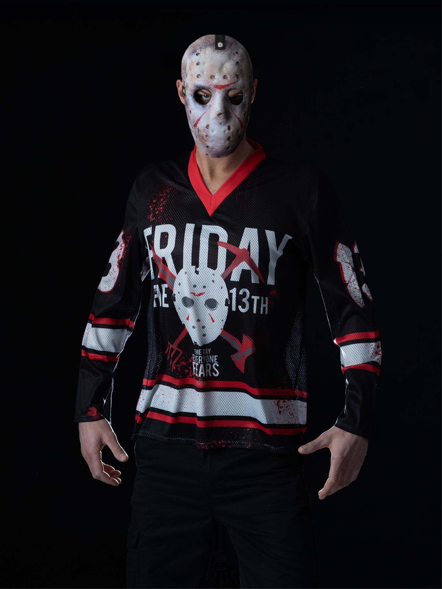 smiffys-fever-freitag-der-13th-hockey-top-jason-schwarz-rot image 4