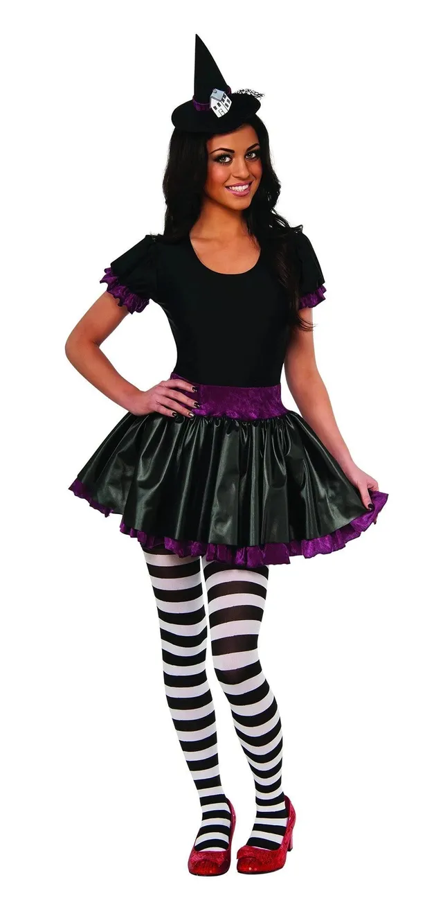 rubie-s-deluxe-wicked-witch-kost-m-teen-m-hexe image 1