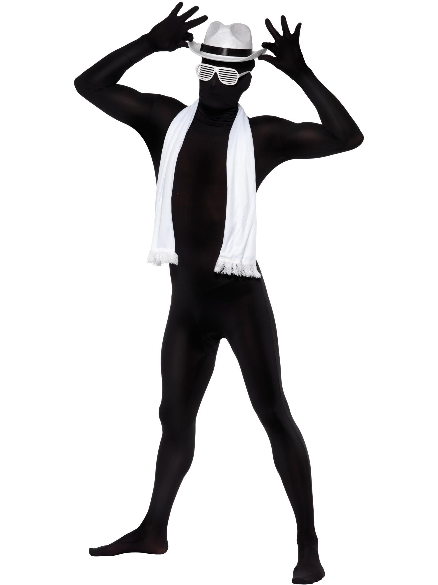 smiffys-fever-second-skin-suit-ganzk-rper-kost-m-schwarz-gr-m-xl image 4