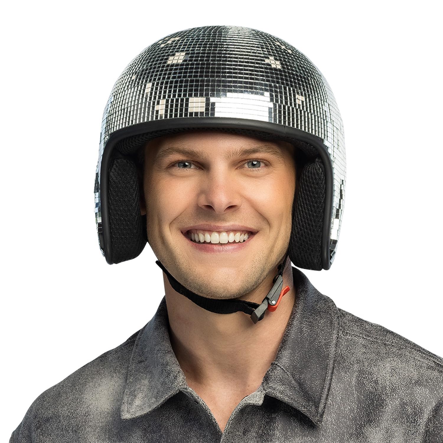 boland-disco-helm-silber-kopfbedeckung-erwachsene image 3