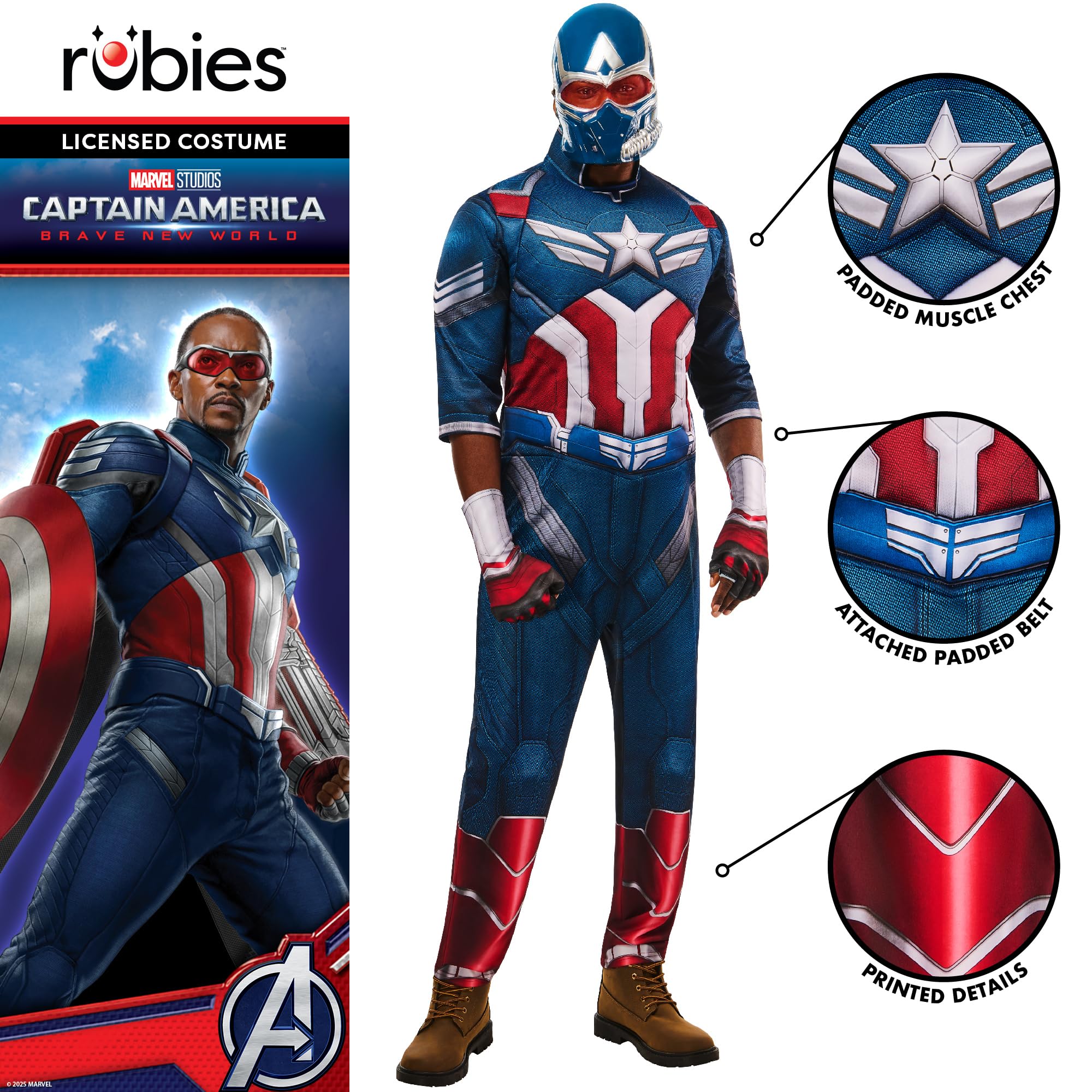 rubie-s-deluxe-captain-america-kost-m-erwachsene-gr-s-brave-new image 2
