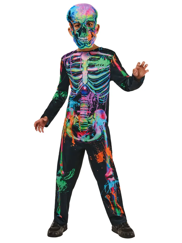 rubies-d-guisements-skelett-kost-m-graffiti-mit-maske image 1